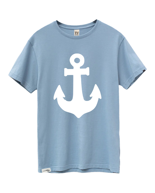 Supima Anchor Tee (transparent)