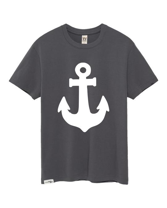 Supima Anchor Tee (transparent)