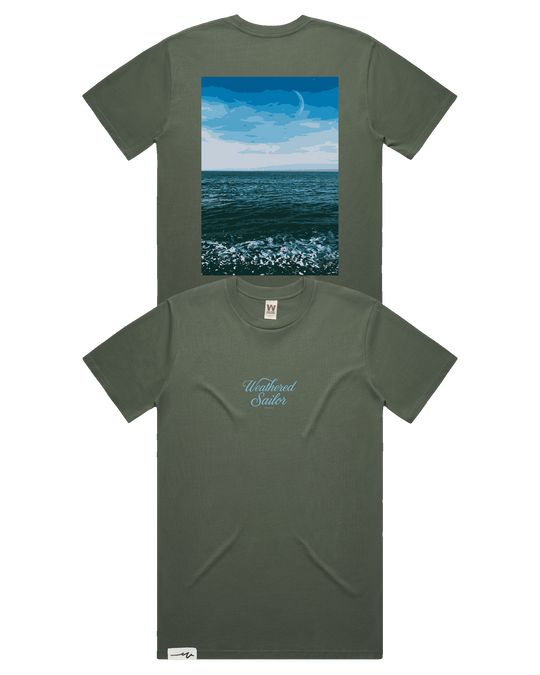 Vast Script Tee (transparent)