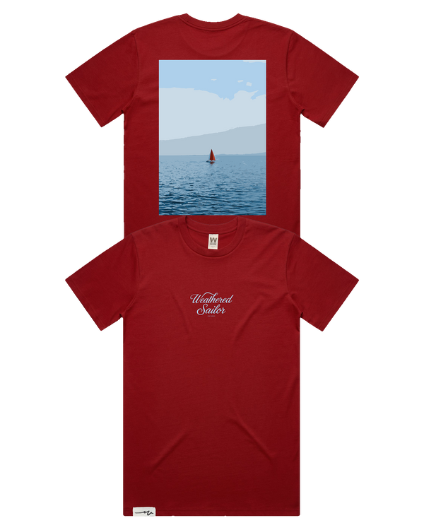 Voyage Script Tee (transparent)