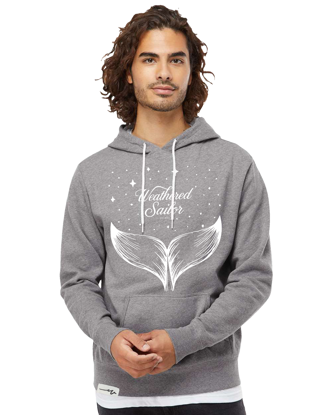 Whale Tale Lightweight Hoodie (transparent)