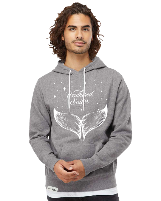 Whale Tale Lightweight Hoodie (transparent)