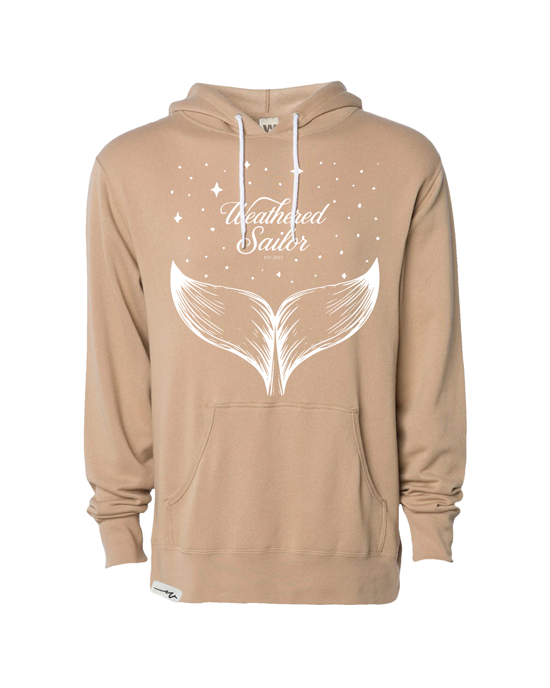 Whale Tale Lightweight Hoodie (transparent)