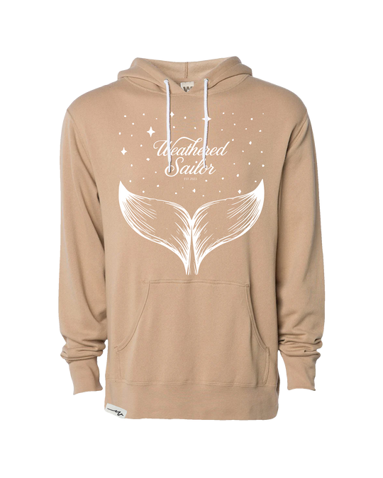 Whale Tale Lightweight Hoodie (transparent)