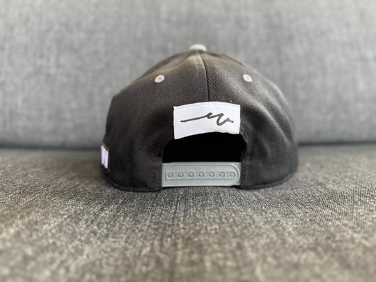 Ahoy White Puff Flat Bill