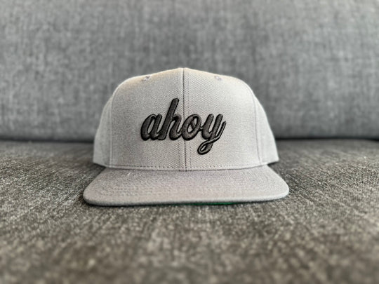 Ahoy Black Puff Flat Bill