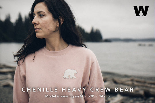 Chenille Heavy Crew Bear