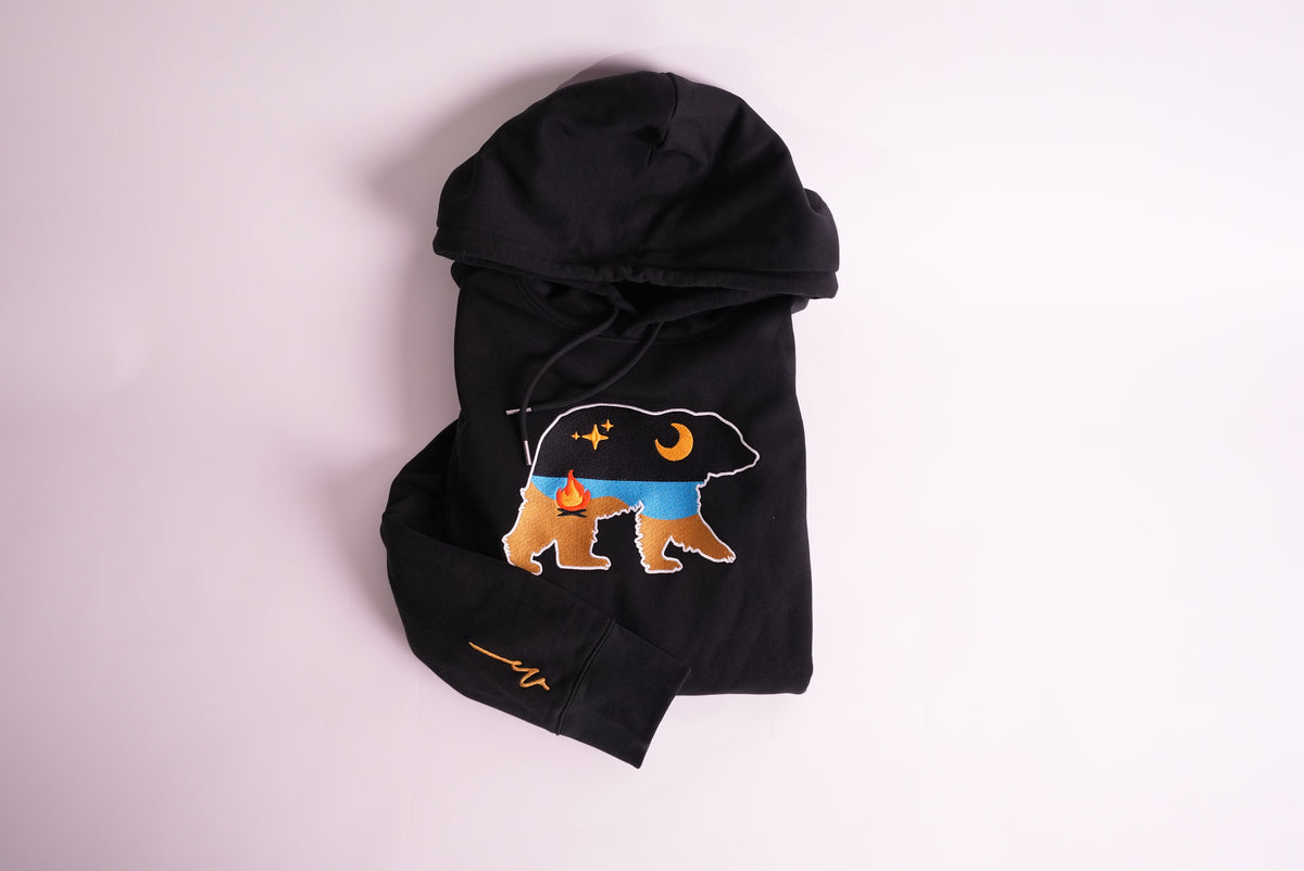 At The Fire Silky Hoodie