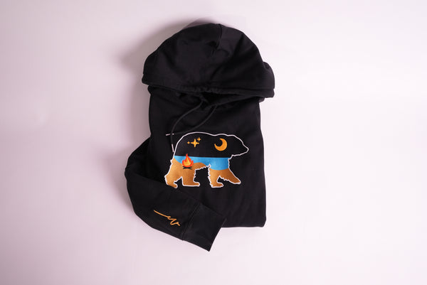 At The Fire Silky Hoodie