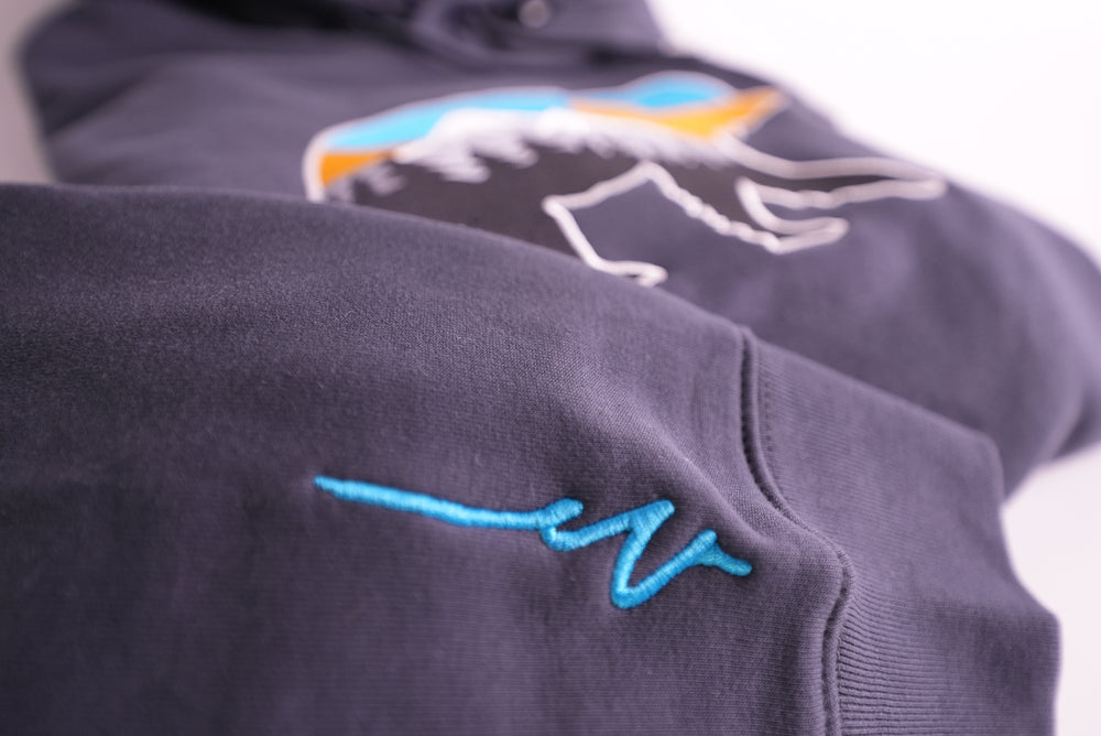 At The Mountains Silky Hoodie