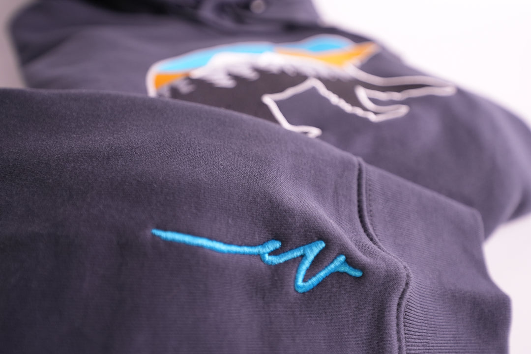 At The Mountains Silky Hoodie