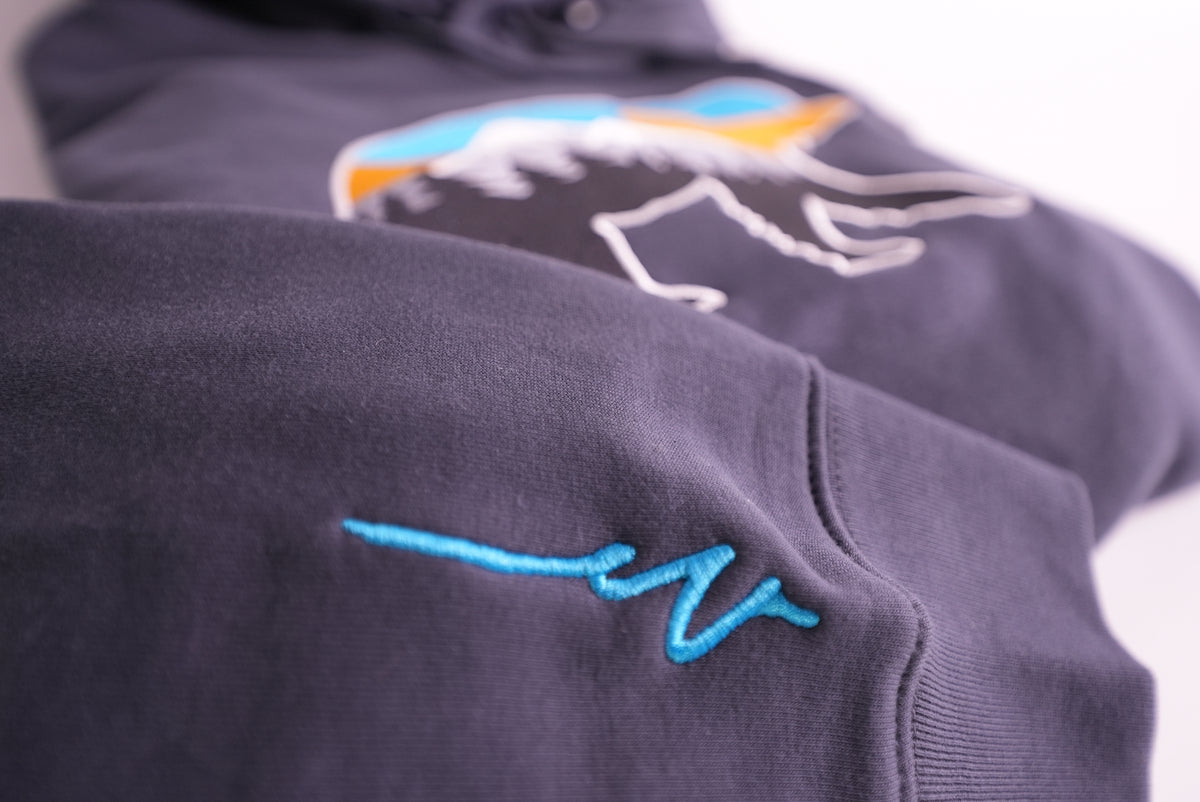 At The Mountains Silky Hoodie