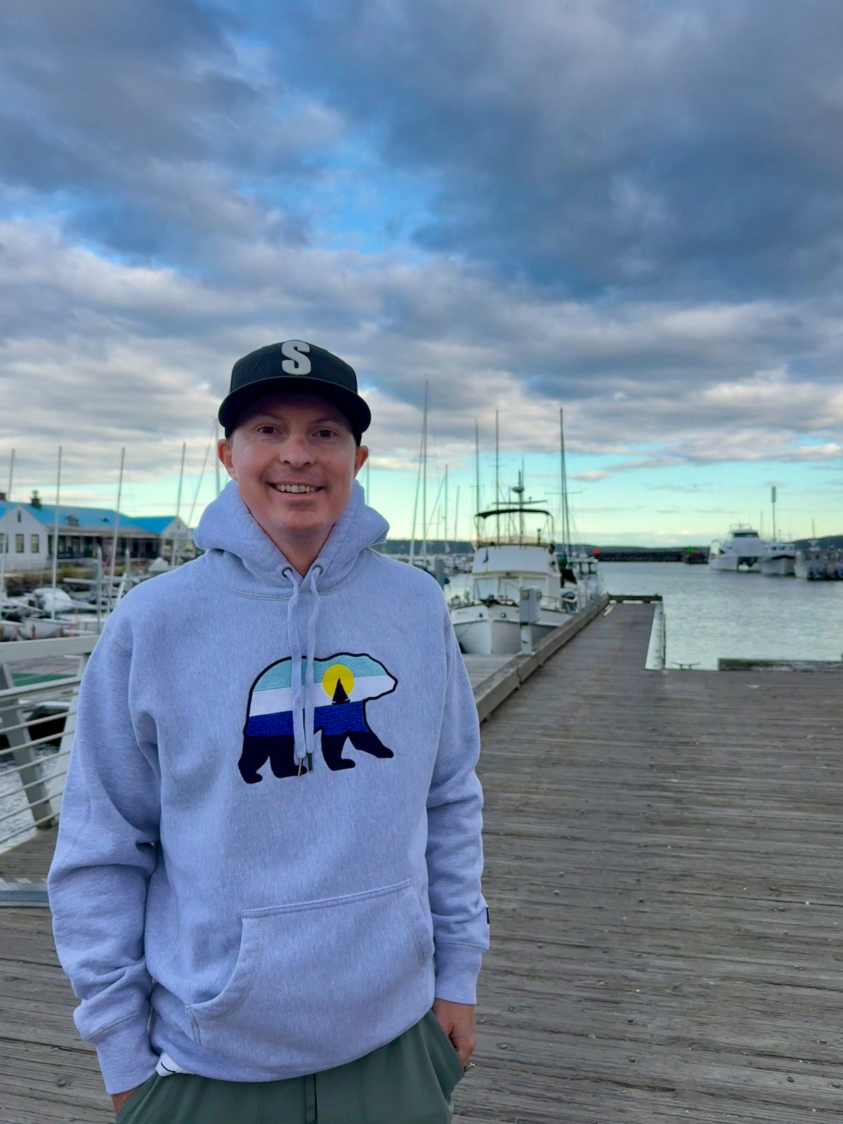 At The Sea Heavy Hoodie