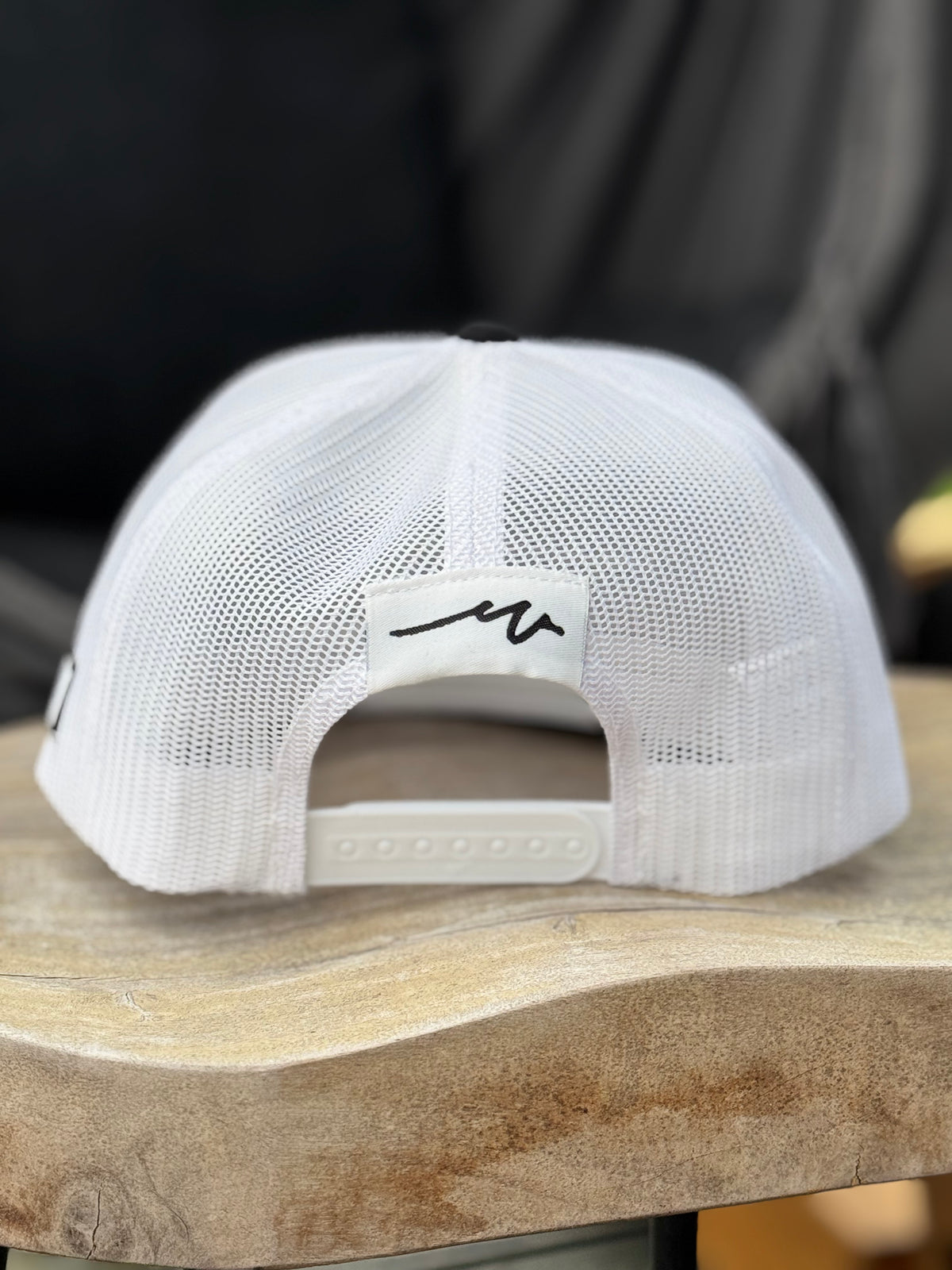 Black / White Sketchy W Trucker