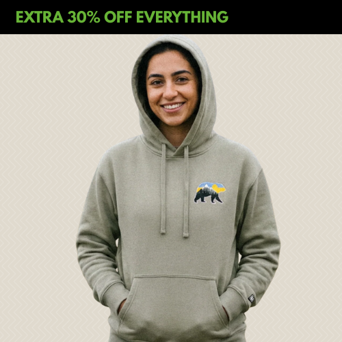 Bear With Me – At The Mountains Heavy Cropped Hood