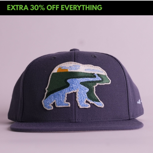 At The River Side Cloud Flat Bill