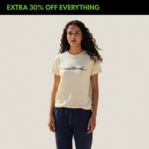 Heavyweight Sketchy Edge Cropped Tee