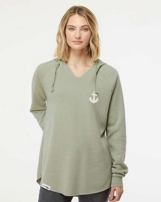 Chenille Anchor Lounger - Hoodie
