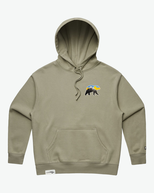 Bear With Me – At The Mountains Heavy Cropped Hood