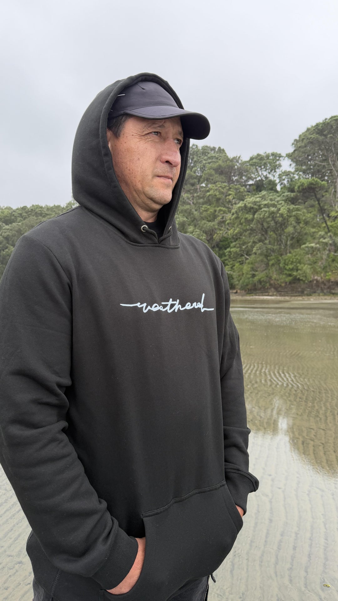 Sketchy Weathered Heavyweight Organic Hoodie