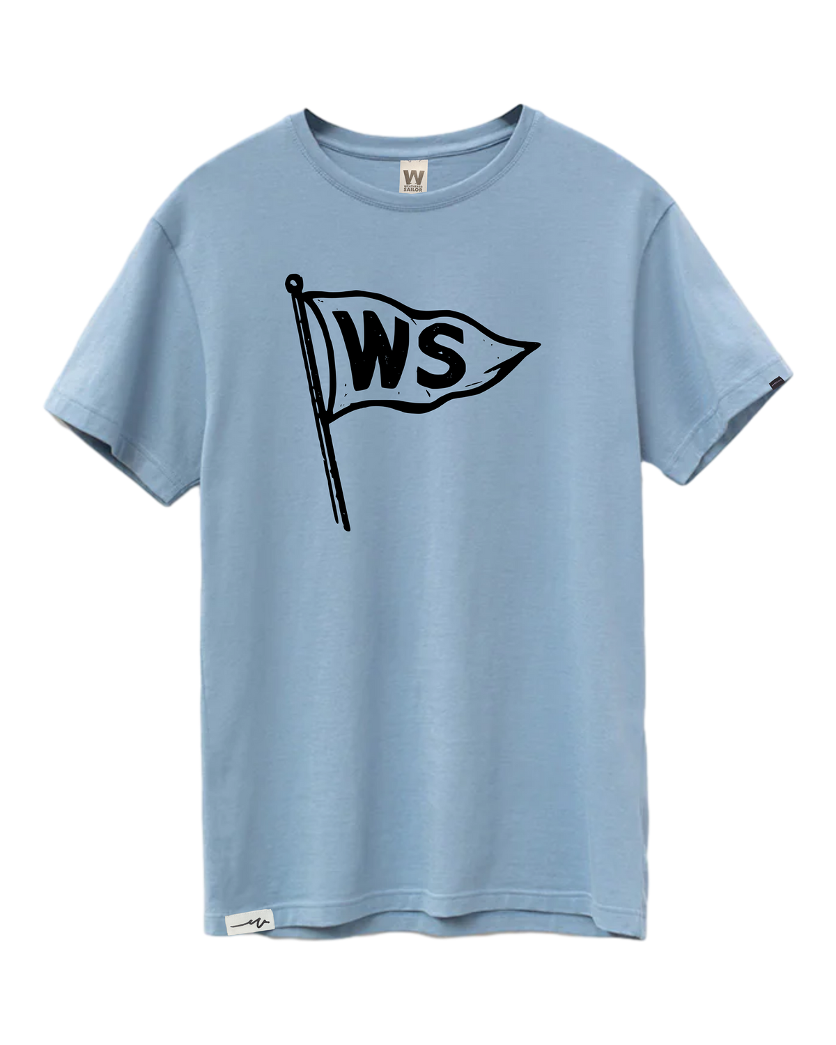 Supima Burgee Tee - Cloudy Blue
