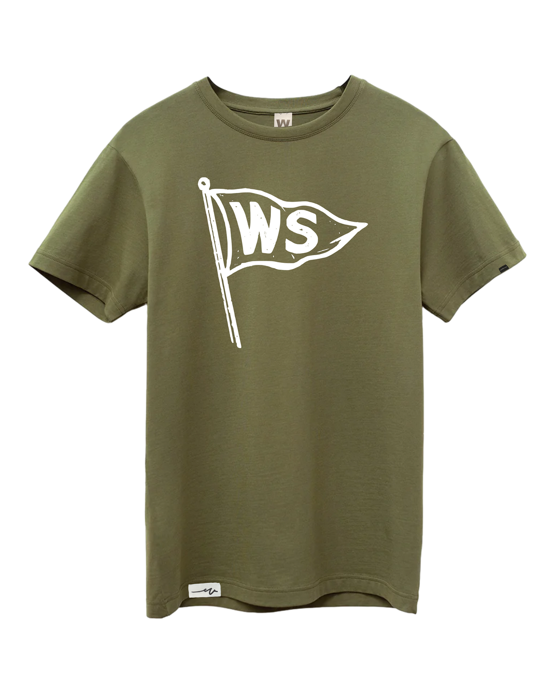 Supima Burgee Tee - Military Olive