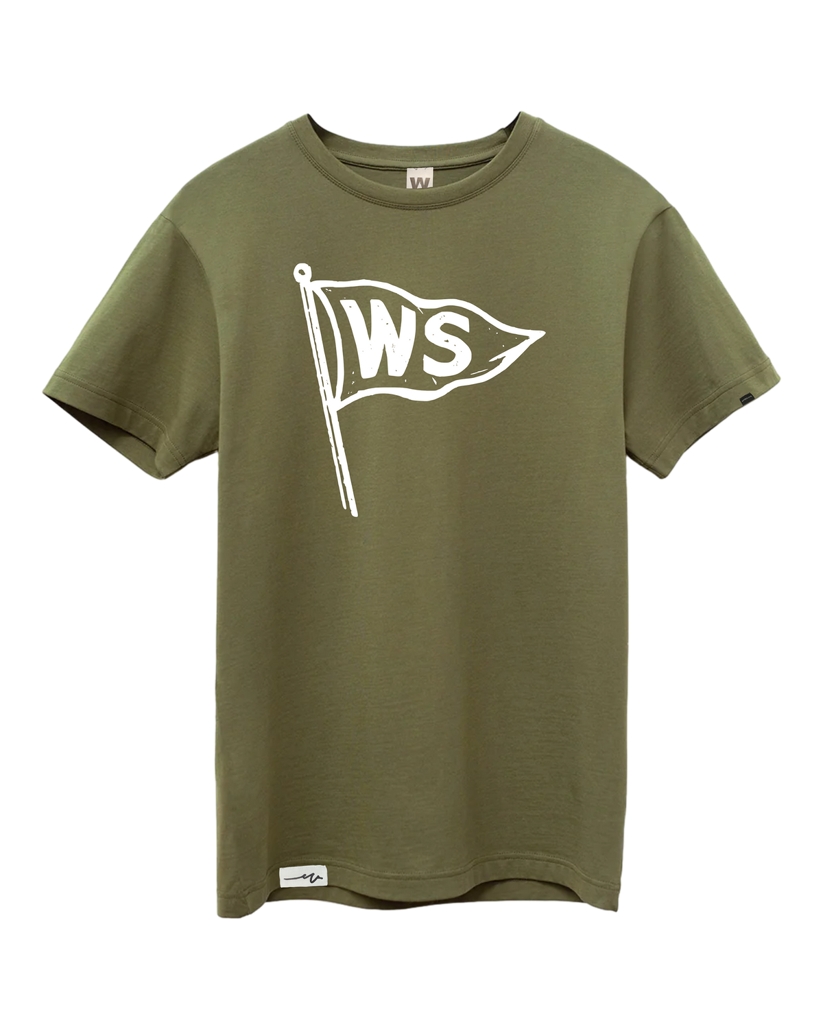Supima Burgee Tee - Military Olive