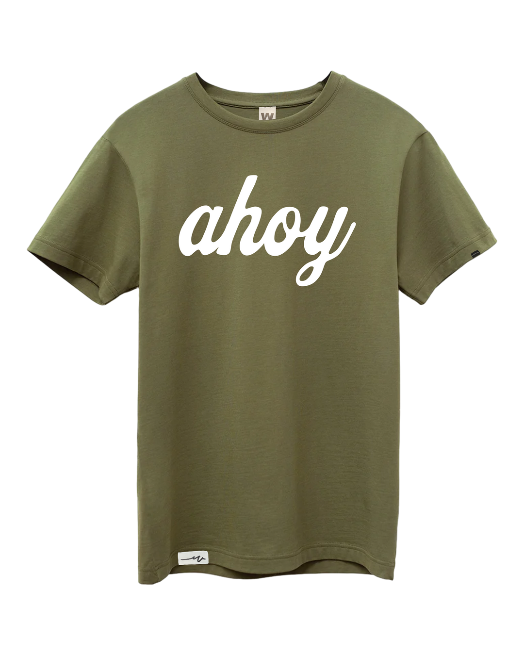 Supima Ahoy Tee - Military Olive
