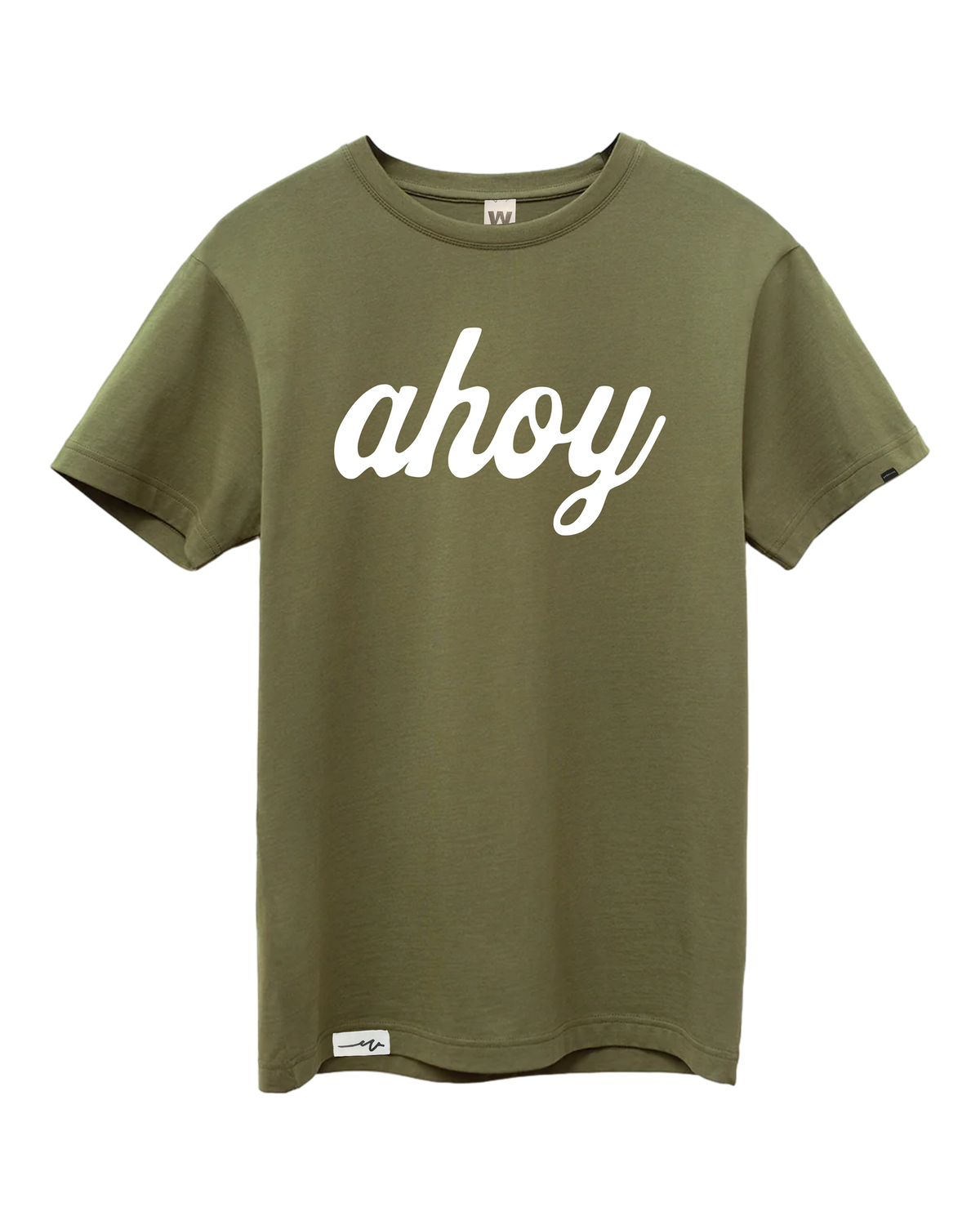 Supima Ahoy Tee - Military Olive