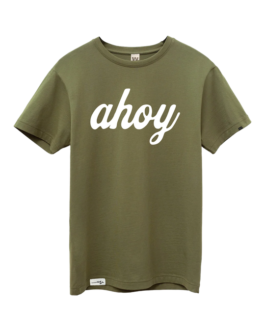Supima Ahoy Tee - Military Olive