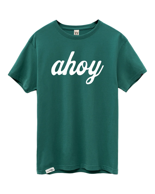 Supima Ahoy Tee - Bayberry