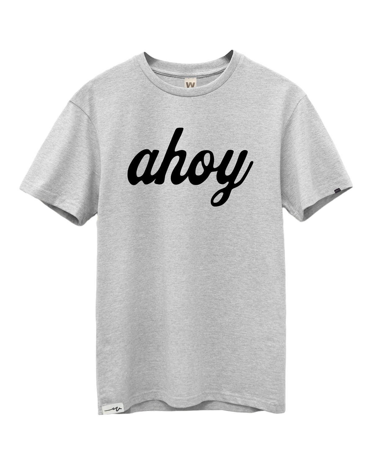 Supima Ahoy Tee - Heather Grey