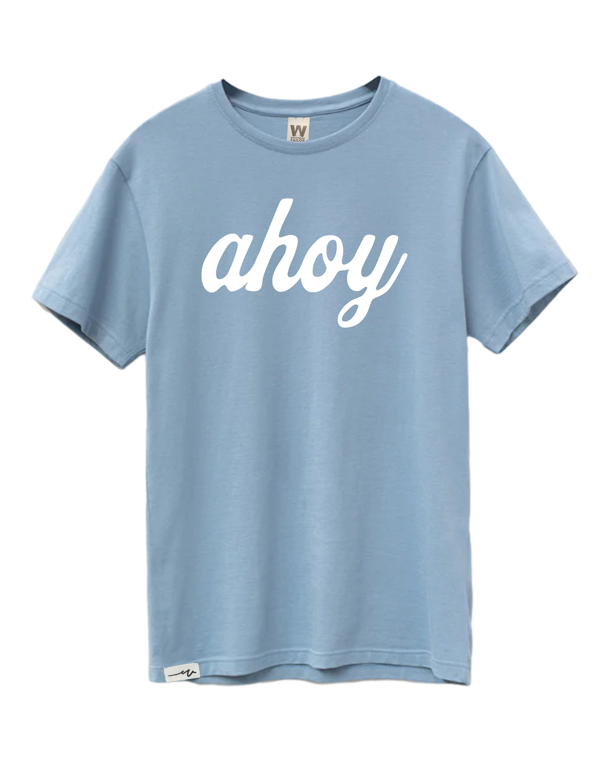 Supima Ahoy Tee - Cloudy Blue