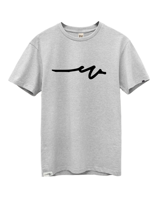 Supima Dub Tee - Heather Grey