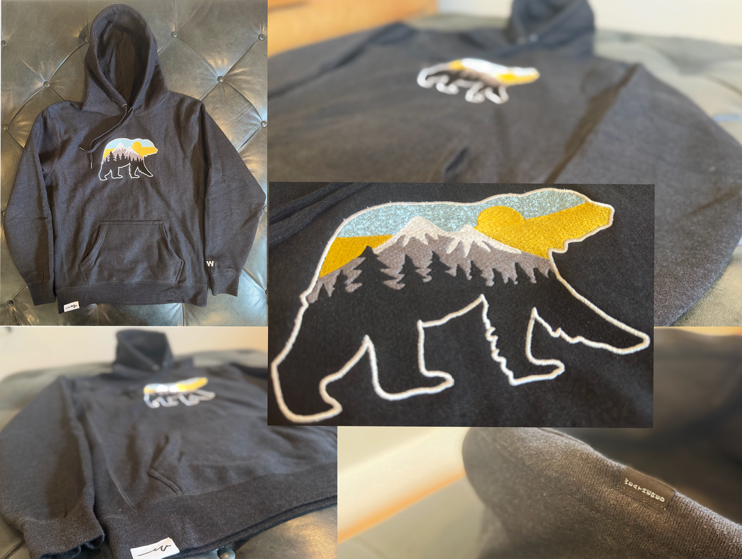 At The Mountains Heavy Hoodie