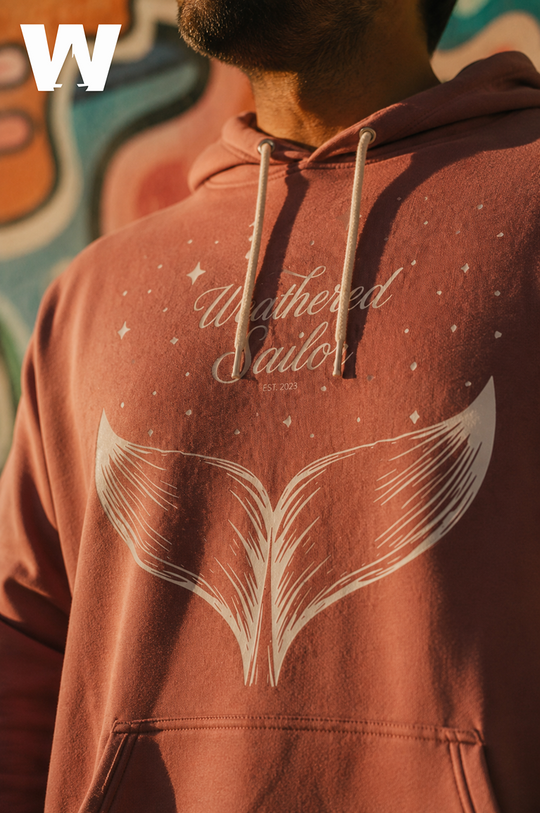 Whale Tale Lightweight Hoodie