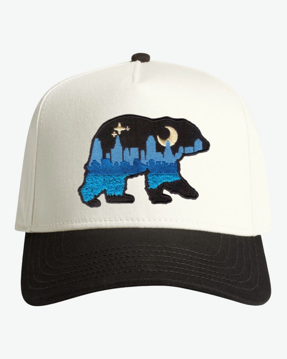 At The City Two-Tone Curved Cap