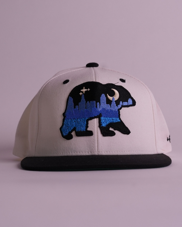 At The City Side Sky Flat Bill — Weathered Sailor