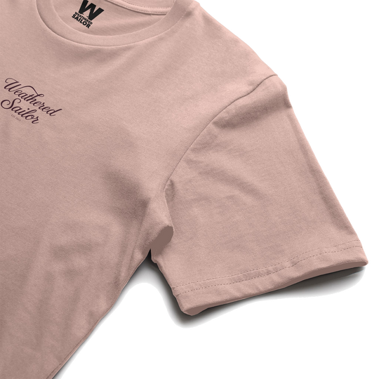 Afterglow Script Tee, transparent background