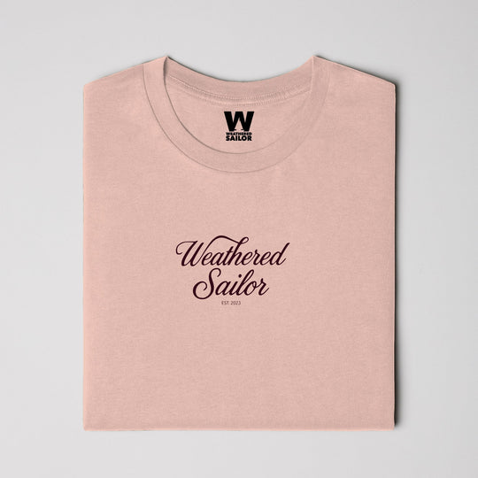 Afterglow Script Tee
