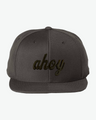 Ahoy Black Puff Flat Bill