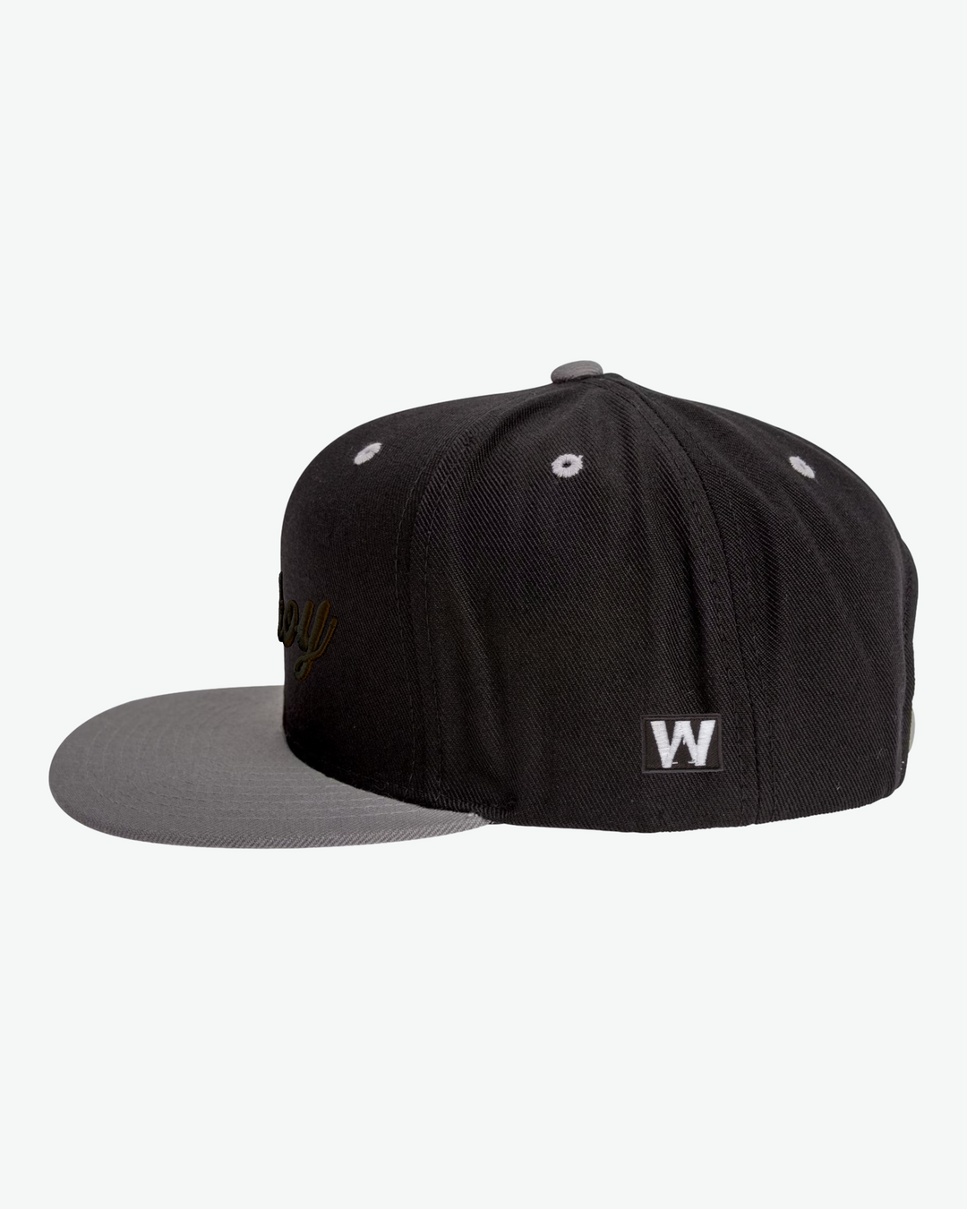 Ahoy Black Puff Flat Bill