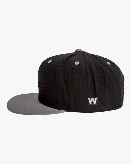 Ahoy Black Puff Flat Bill