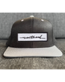 Sketchy Weathered Faux Badge Flat Bill