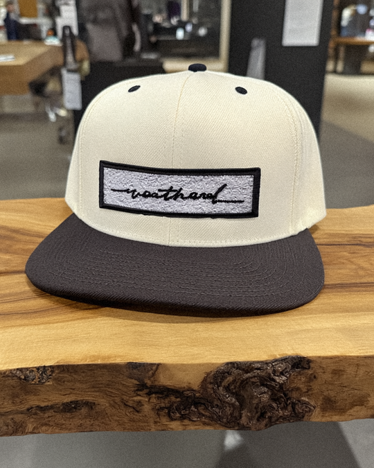 Sketchy Weathered Faux Badge Hat