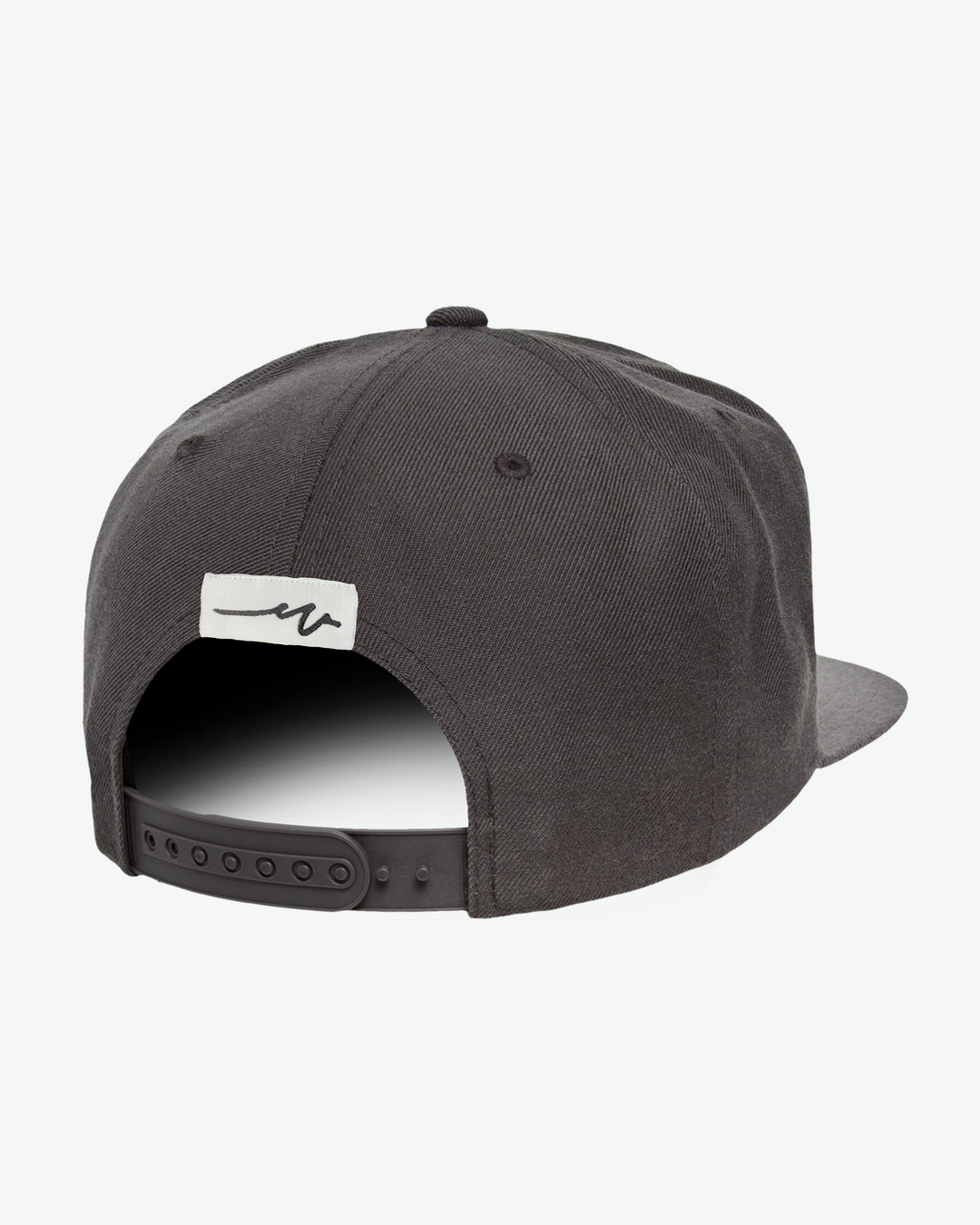 Sketchy W White Puff Flat Bill