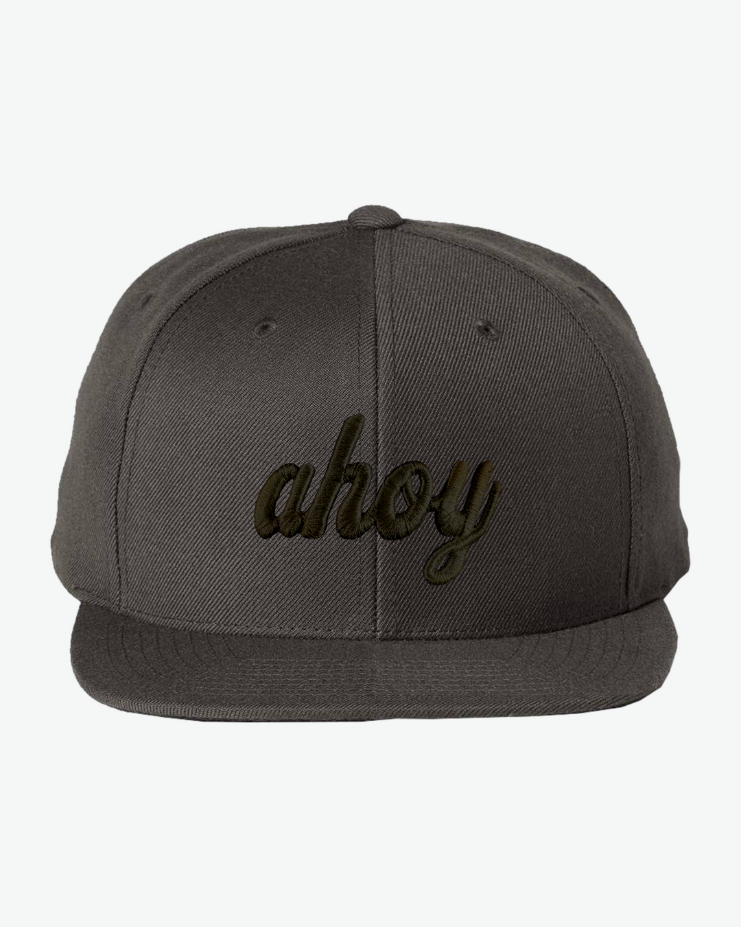 Ahoy Black Puff Flat Bill