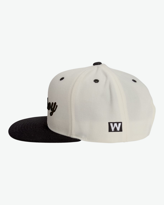 Ahoy Black Puff Flat Bill