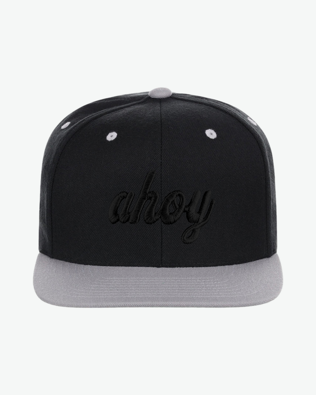 Ahoy Black Puff Flat Bill