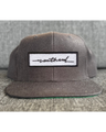 Sketchy Weathered Faux Badge Flat Bill